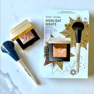 New - Bobbi Brown Highlighter & Brush Set - full size